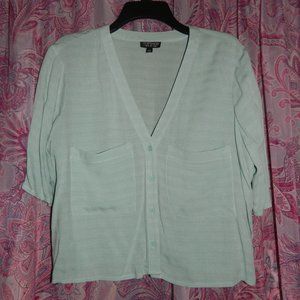 Topshop Blouse with Two Front Pockets
